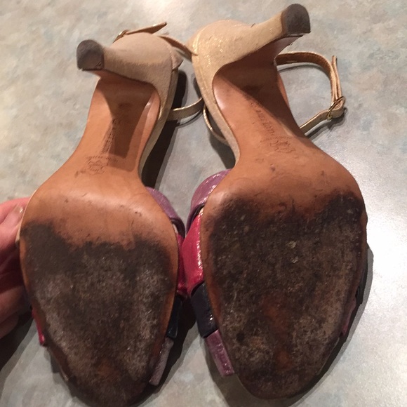 Miss sixty leather sandals with bonus pin. - Picture 8 of 8